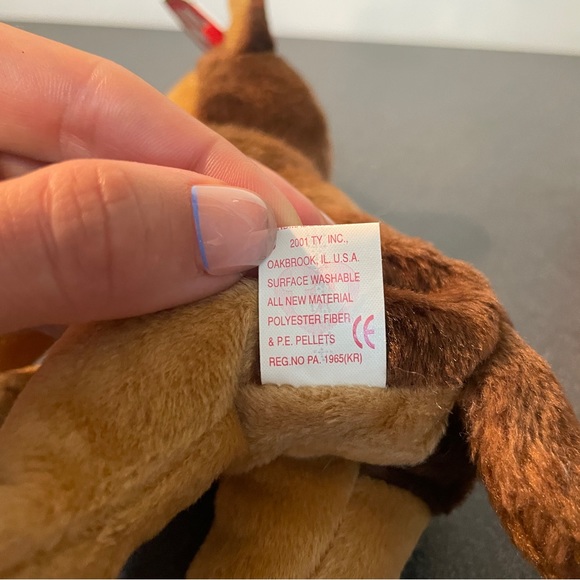 3/$12! Ty Beanie Baby - Courage the Dog - MWMT! - Picture 6 of 7
